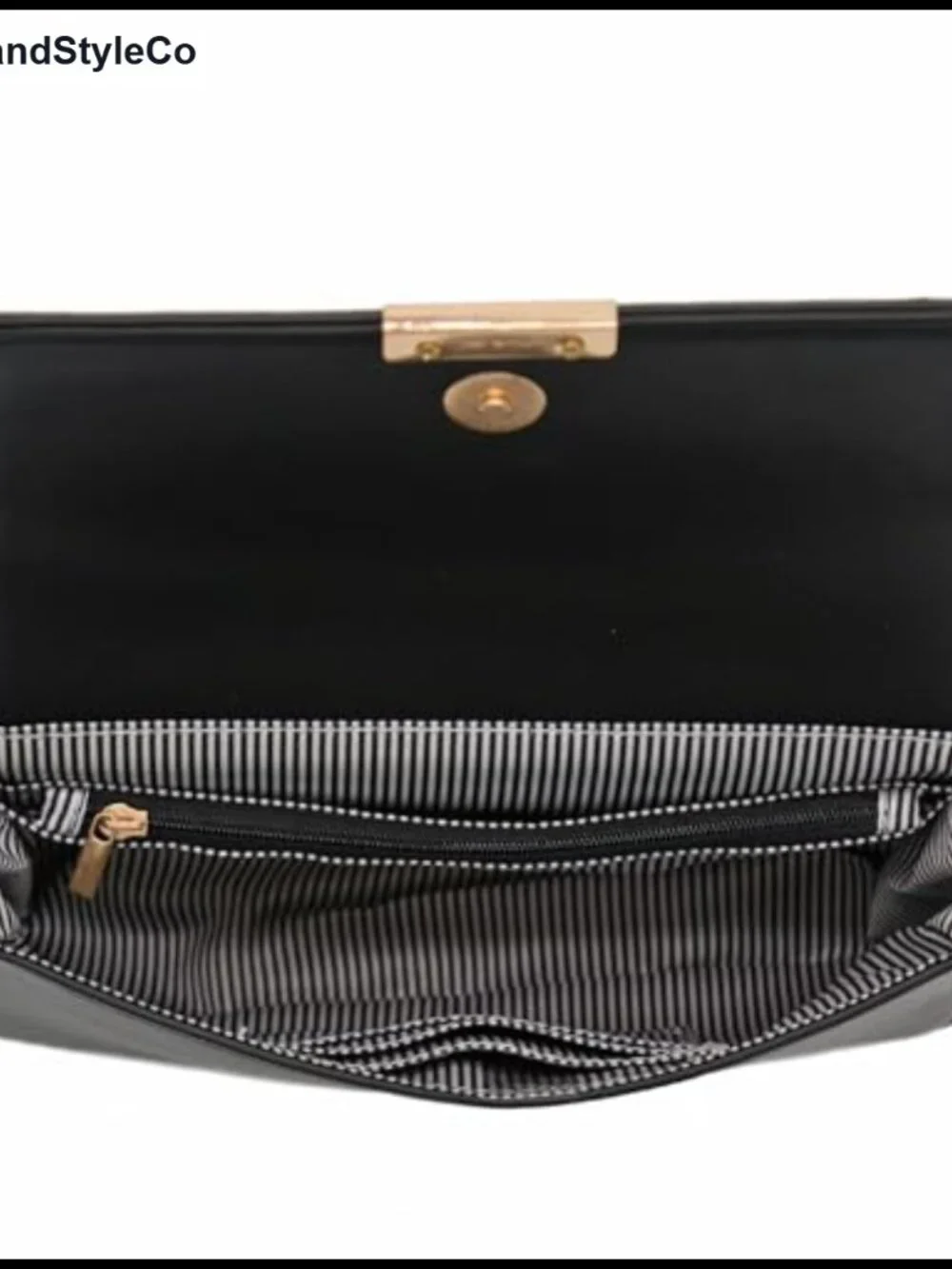 Faux Leather Mini Underarm Shoulder Bag with Flap Clasp & Adjustable Strap